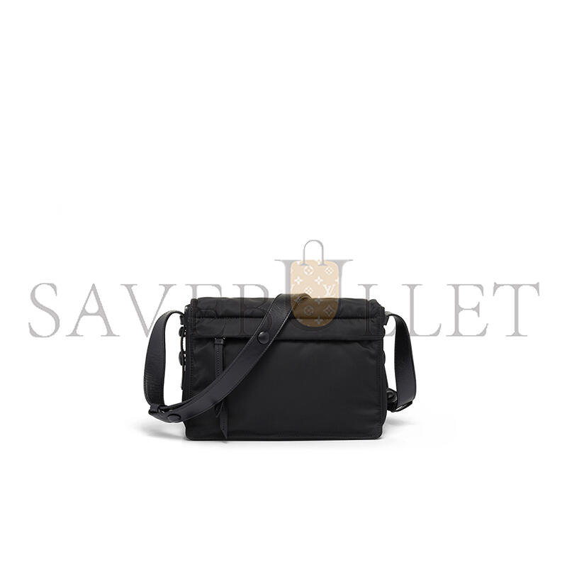 PRADA TRAVELLER RE-NYLON SMALL QUILTED SHOULDER BAG 1BD313 (23*16*11cm) 